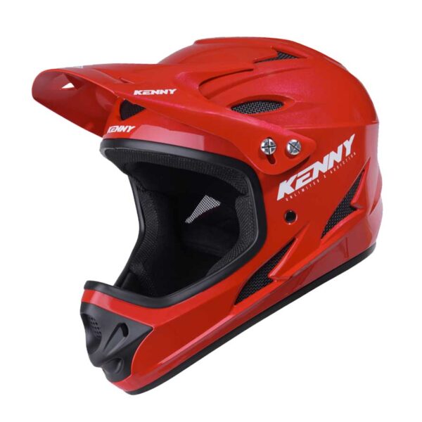 KENNY Cyklistická prilba DOWNHILL SOLID Red